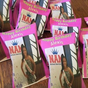 Customize your chip bags #parties wedding more...